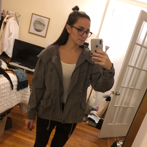 Grey Oversized Jacket - Picture 1 of 7